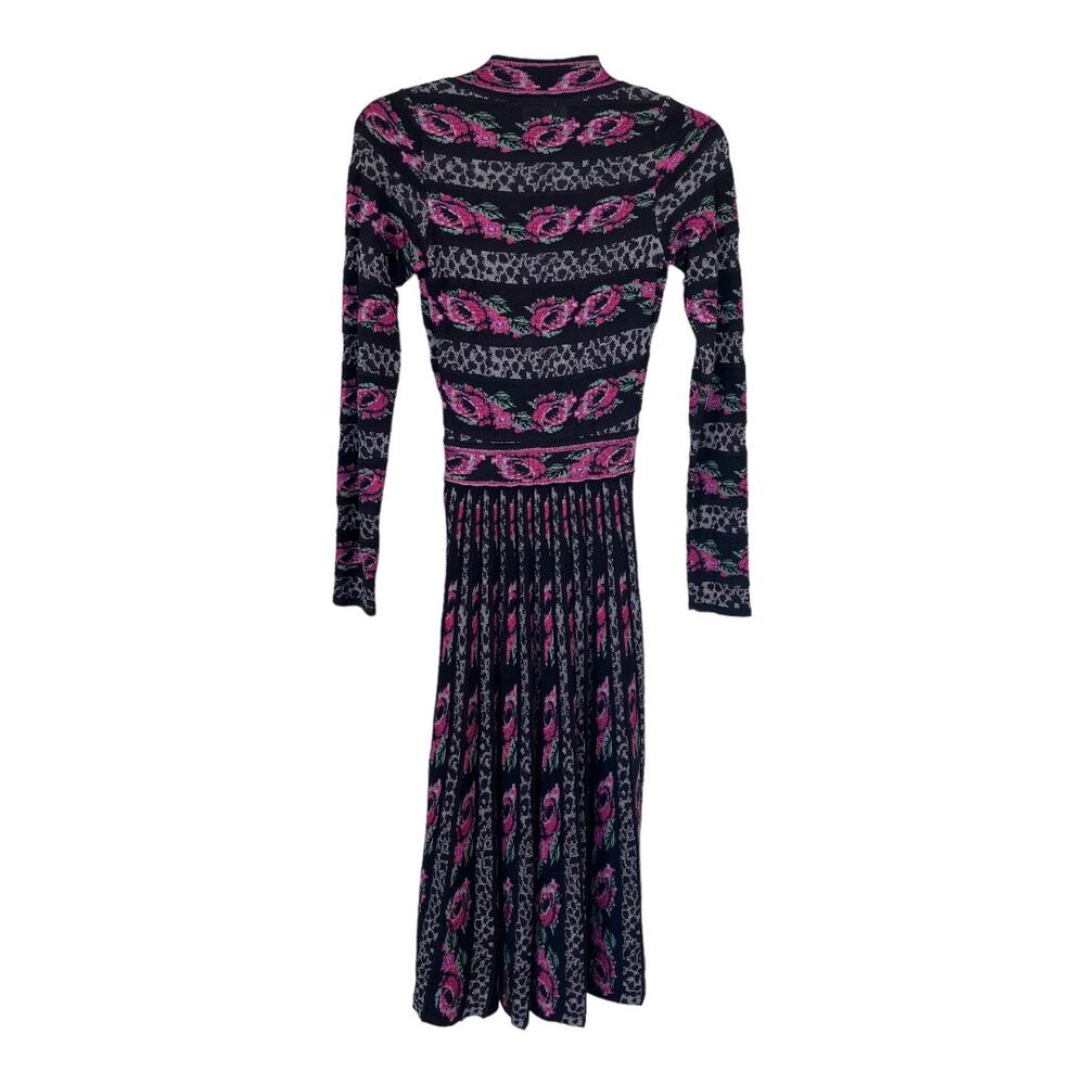 Anthropologie Cecilia Prado Emi Midi Floral Sweater Dress XS - Picture 9 of 15